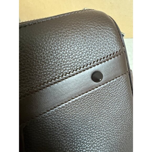 Christian Louboutin 3225098 Ruisbuddy Zipped Leather Crossbody Bag Cosme Brown - Picture 5 of 15